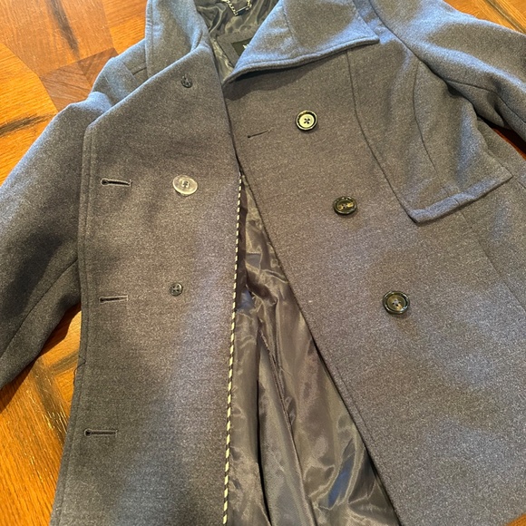 Black Rivet Women's Navy Wool Jacket Size Small - Picture 11 of 11